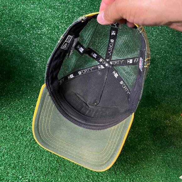 Green Bay Packers NFL New Era Snapback OSFA Trucker Baseball Cap - Picture 6 of 11